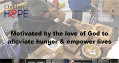 Desktop Screenshot of oaklandhope.org